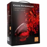 Casas Patronales Carmenere Cabernet Sauvignon Syrah 14% Bag in Box 3L
